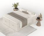 Boxspringbett Freja Beige - 200 x 62 x 201 cm - H3