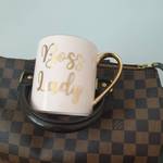 "Boss Lady" Tasse Rosa Gold Pink - Keramik - 12 x 9 x 9 cm