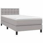 Boxspringbett 3017265-26 Hellgrau - Breite: 100 cm