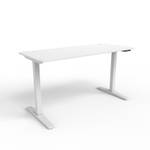 Höhenverstellbarer Tisch Kento Weiß - Breite: 140 cm