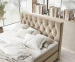 Boxspringbett Excelsior Beige - Breite: 140 cm