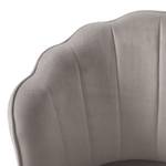 Fauteuil coquillage CALLISTA Gris - Textile - 65 x 80 x 65 cm