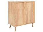 Sideboard BRISTOW Braun - Weiß - Holzwerkstoff - 76 x 84 x 40 cm