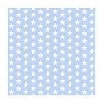 Weiße Sterne auf Blau 240 x 240 cm