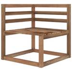 Garten-Lounge-Set (8-teilig) 3067617 Braun - Holzwerkstoff - Holzart/Dekor - 60 x 37 x 60 cm