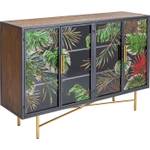 Sideboard Jungle Schwarz - Metall - 135 x 95 x 38 cm