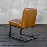 chaise SALI cuir marron Marron - Cuir véritable - 50 x 84 x 64 cm