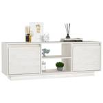 TV-Schrank D269 Weiß - Massivholz - 30 x 40 x 110 cm