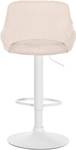 Tabouret de bar Milet Lot de 2 Crème