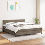 Boxspringbett 3017287-8 Taupe - Breite: 160 cm