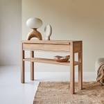 Konsole Luce Braun - Massivholz - Holzart/Dekor - 110 x 78 x 30 cm