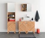 Badschrank mit Spiegel Bath n'modul Braun - Bambus - 38 x 55 x 45 cm