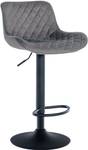 Tabouret de bar Minosa Gris lava