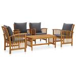 Garten-Lounge-Set (5-teilig) 3004232-4 Grau