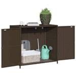 Gartenschrank DE971 Braun - Rattan - 45 x 45 x 83 cm