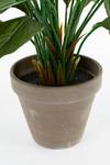 Plante artificielle Spathiphyllum Blanc - Pierre - Textile - 40 x 50 x 40 cm