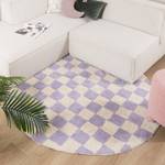 R Retro Teppich Gambit Purpur - 120 x 120 cm