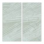 9 x Bodenschutzmatte in Holzoptik weiß Weiß - Kunststoff - 32 x 1 x 32 cm