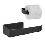 Toilettenpapierhalter in Schwarz