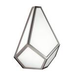 Diamond Applique murale Gris - Matière plastique - 23 x 31 x 14 cm