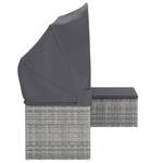 Canapé de jardin 3029485 (lot de 3) Gris