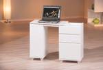 Bureau Lapo Blanc - En partie en bois massif - 66 x 72 x 36 cm