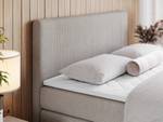 Boxspringbett KING DOREN Breite: 120 cm - H3 - Textil