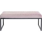 Banc Smart Rose foncé - Textile - 90 x 40 x 40 cm