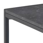 Table basse Infinity Imitation marbre noir / Noir