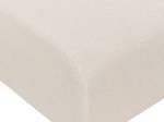 Ottomane FALSTERBO Beige - Creme - Naturfaser