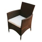 Garten-Essgruppe (7-teilig) 296279-2 Braun - Kunststoff - Polyrattan - 90 x 75 x 150 cm