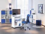 Bürosessel mit Armlehnen Blau - Metall - 55 x 55 x 85 cm