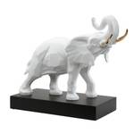 Deko Objekt Studio 8 - Elefant Gold - Porzellan - 25 x 43 x 57 cm