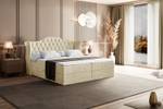 Boxspringbett VILA Ecru - Breite: 140 cm - H3