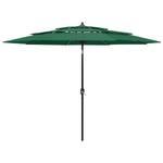 Parasol Vert - 300 x 243 x 300 cm