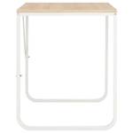 Computer Tisch Weiß - Holzwerkstoff - Massivholz - 120 x 73 x 120 cm
