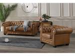 Couchgarnitur BRENTON 2er-Set Braun