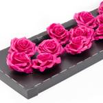 12er Set Wachsrose - Cerise Pink - Wachs - 20 x 9 x 53 cm