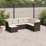 Gartensitzgruppe K271(7-tlg) Braun - Massivholz - 69 x 62 x 55 cm