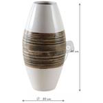 Vase aus beide ungefärbtem und weiß lack Bambus - 20 x 40 x 20 cm