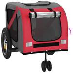 Remorque vélo pour chien 3028771-1 Rouge - 52 x 122 cm