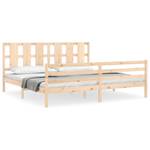 Bettgestell-K-15870 Braun - Holzwerkstoff - 206 x 100 x 206 cm