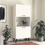 Armoire polyvalente Nes Blanc - Bois manufacturé - 60 x 135 x 32 cm