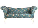 Chaise longue NANTILLY Bleu - Doré