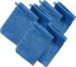 Waschhandschuh 6er-Pack 162565 Blaugrau