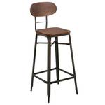 Tabouret de bar Woody (Lot de 2) Marron - Bois massif - 50 x 106 x 31 cm