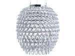 Lampe suspension SAUER Argenté - Verre - 32 x 110 x 32 cm