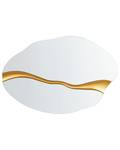 Wandspiegel POIVRES Gold - Glas - 90 x 60 x 4 cm