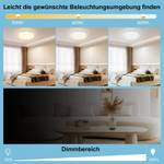 LED Deckenleuchte Diana 28 x 5 x 28 cm