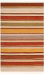 Teppich Caleb Striped Kilim Multicolor - Maße: 76 x 121 cm